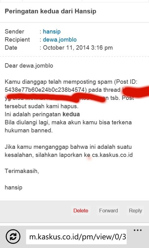 Pak HANSIP(?) yth. SALAH ANE APA???