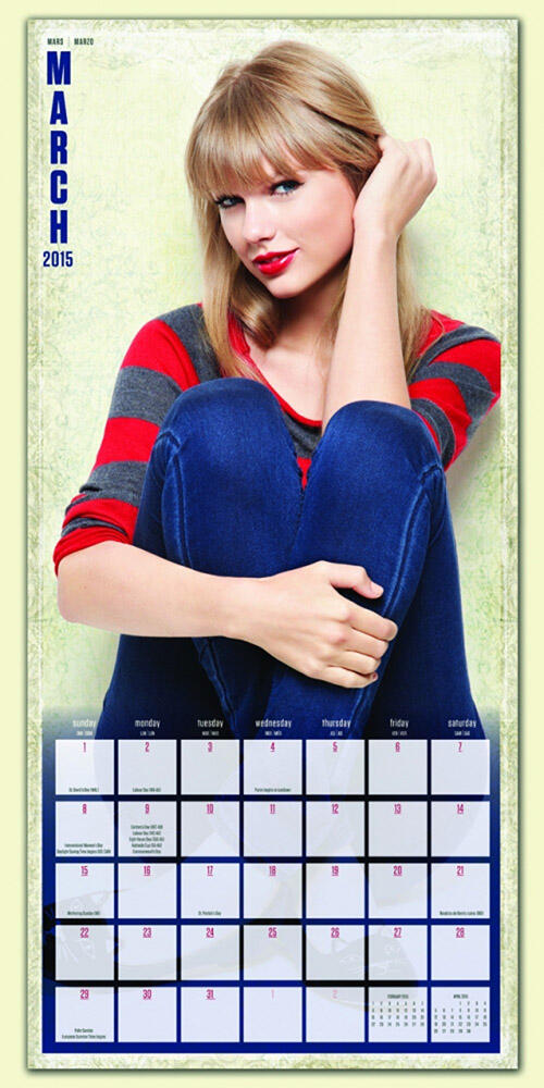 Terjual Taylor Swift 2015 Official Calendar Mini Calendar Original Kaskus