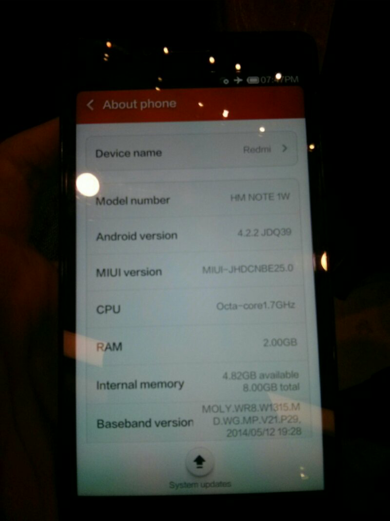 Xiaomi Note MEM 2GB Surabaya Mint Condition