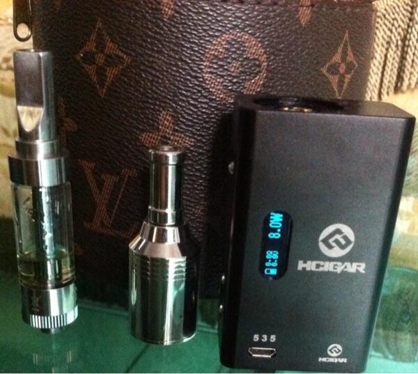 Vaporizer Hcigar DNA 20w + Tesla atomizer A3 glass pyrex second gan.. Jual terpisah
