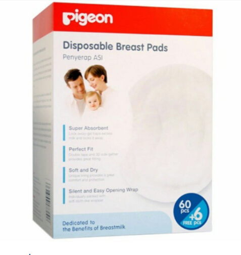 pigeon breast pads isi 66pcs