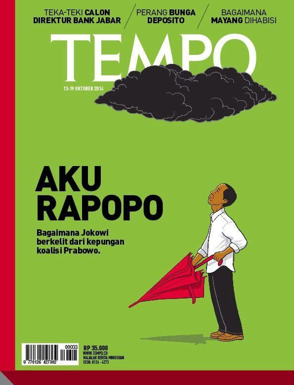 Majalah TEMPO — Edisi 13 Oktober 2014 (Aku Rapopo)