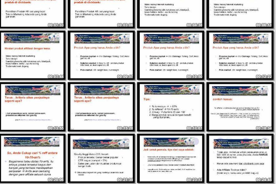 &#91;WTS&#93; Video tutorial Clickbank Gm susanto murmer !!