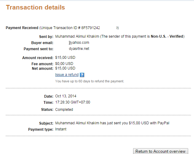 JUAL PAYPAL BALANCE MURAH REKBER WELCOME