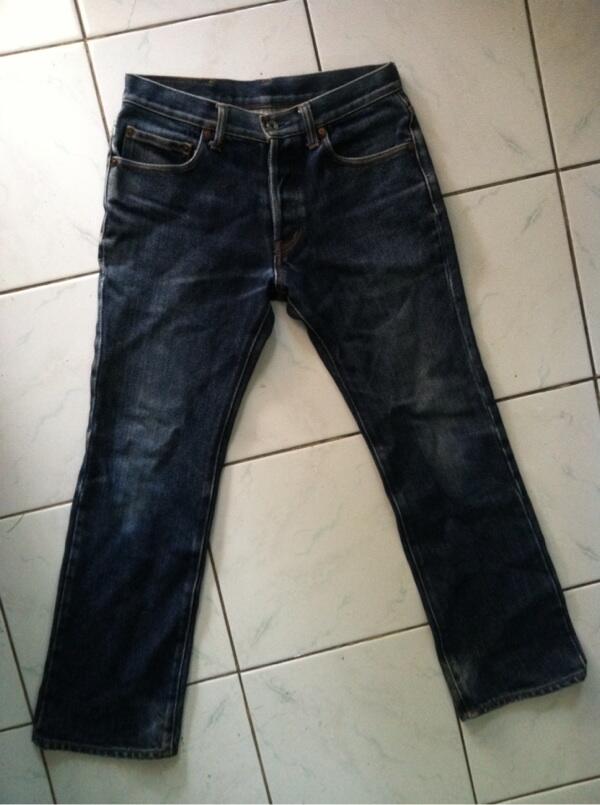 celana jeans/denim iron heart,original 2nd/second,rare,cod,semarang