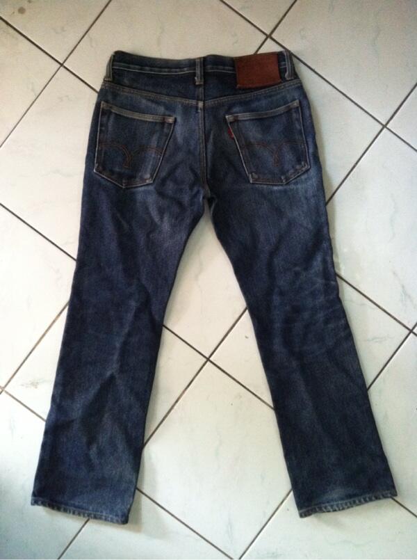 celana jeans/denim iron heart,original 2nd/second,rare,cod,semarang