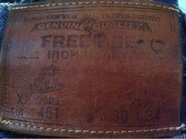 celana jeans/denim iron heart,original 2nd/second,rare,cod,semarang