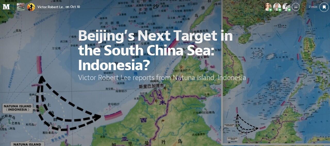 Please, Say to Mr Jokowi, Beijing’s Next Target in the South China Sea: Indonesia?