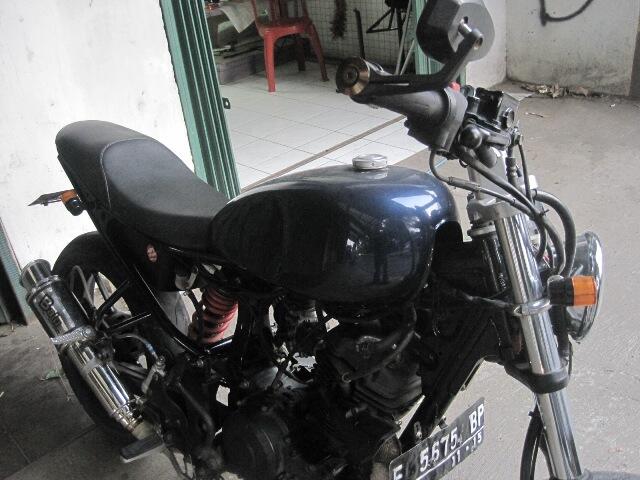 Terjual Yamaha Byson 2010 modif classic/Tracker/scrambler 