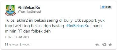 Tagar #IniBekasiKu Ajak Warga Bangga Akan Bekasi