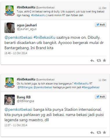 Tagar #IniBekasiKu Ajak Warga Bangga Akan Bekasi