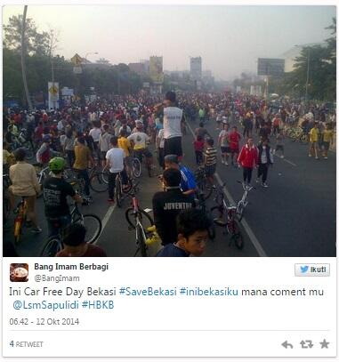 Tagar #IniBekasiKu Ajak Warga Bangga Akan Bekasi