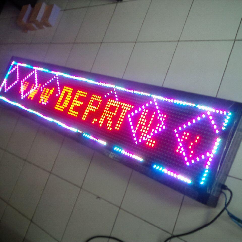  Running  Text LED  Full Color Tinggi 20cm KASKUS