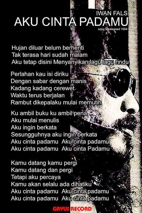 Lagu Ghoib Iwan Fals_Aku Cinta Padamu
