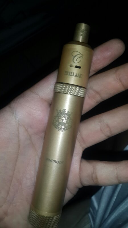 Vape sell mechanical mods King brass V2 #Improof Bandung murah