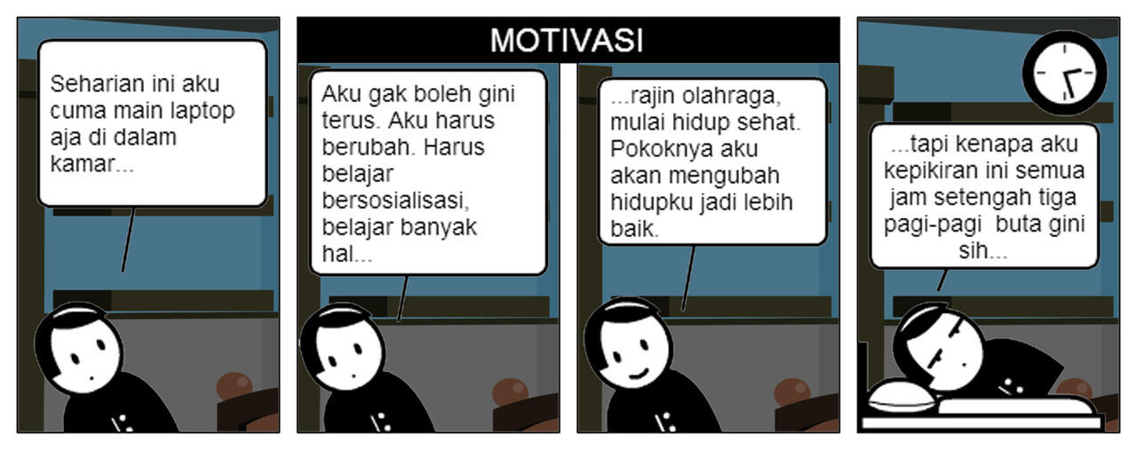 KOMIK INTROVERT by: @akbari13