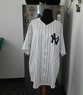 JERSEY BASEBALL NEW YORK YANKEES STRIPES RARE LANGKA