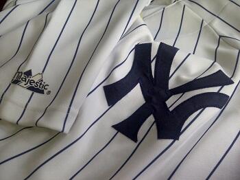 JERSEY BASEBALL NEW YORK YANKEES STRIPES RARE LANGKA