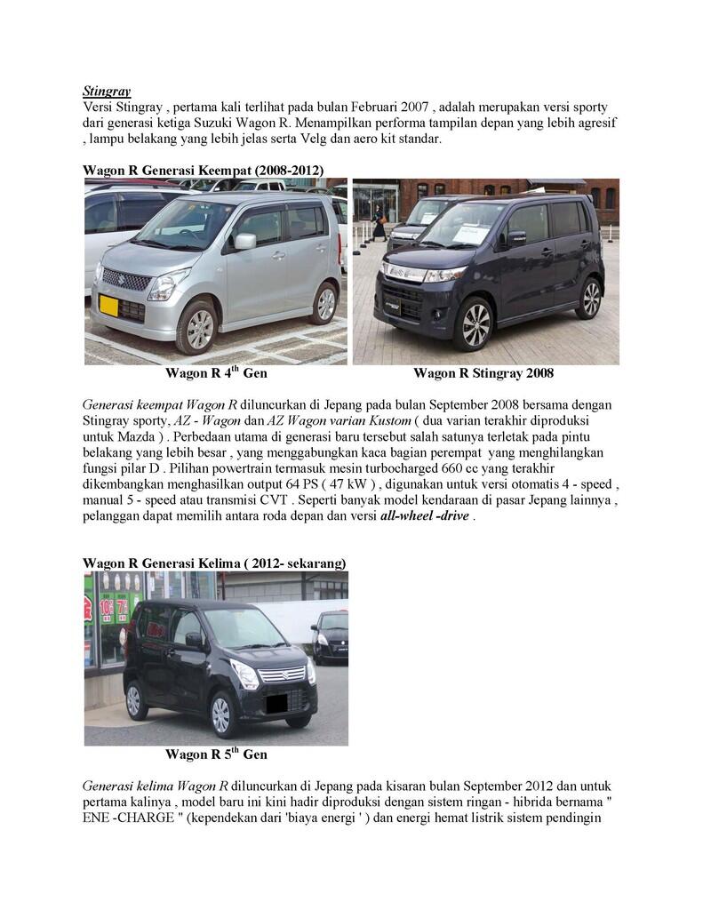 All About Suzuki Karimun Wagon R Part 2  KASKUS