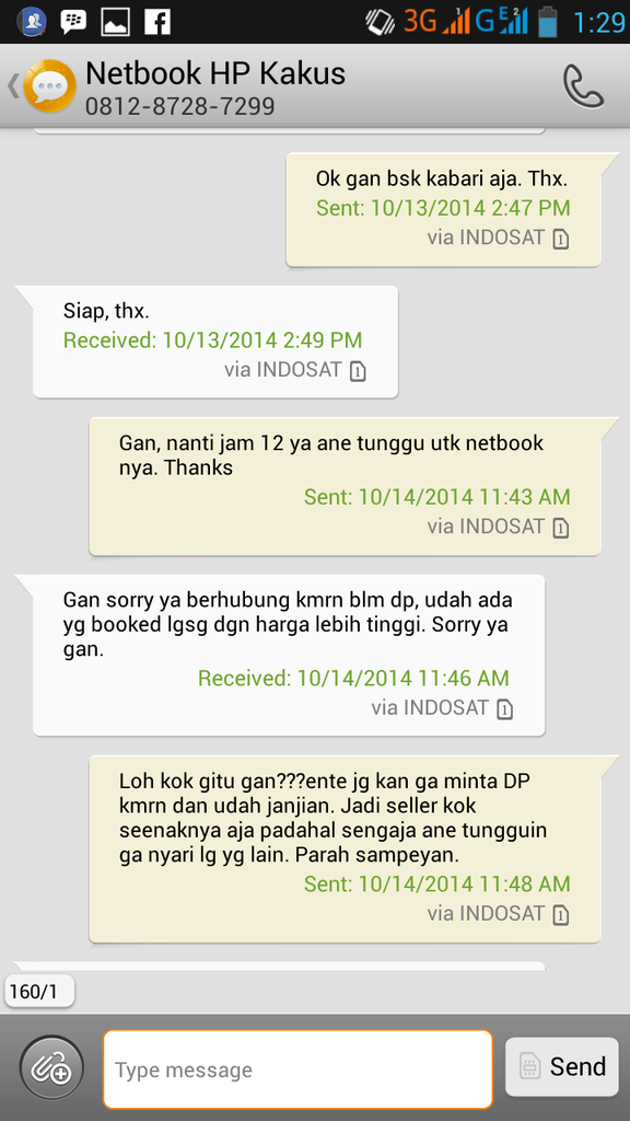 Mudah-mudahan di kaskus tidak ada lagi seller seperti ini 