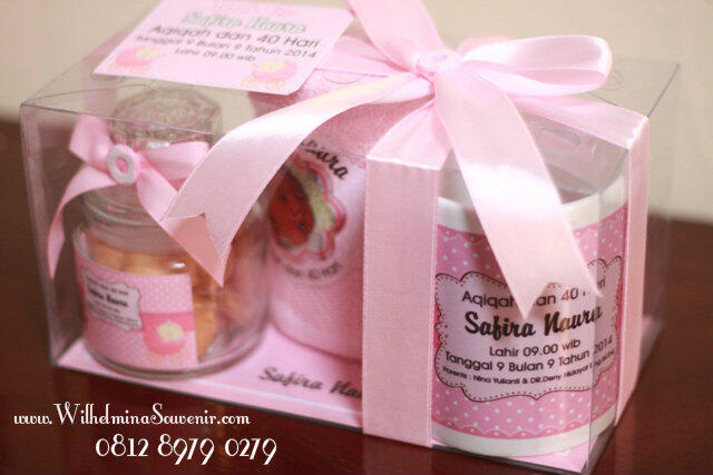 Souvenir Aqiqah Cantik Dengan Kemasan Mika