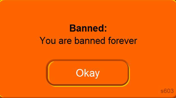 Rasa nya di Banned itu?