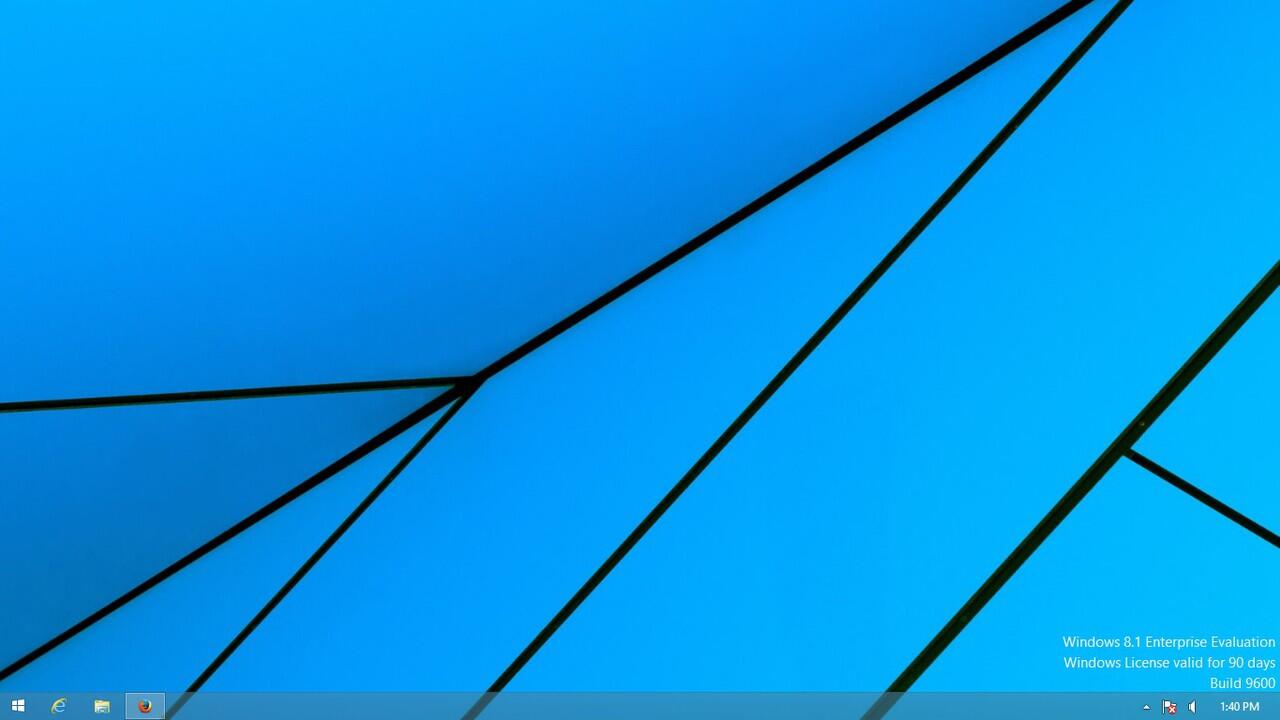 windows 8.1 enterprise evaluation windows lincense valid for 90 days bulid 9600