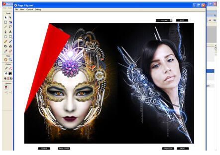 Tutorial Pageflip / buku digital menggunakan Photoshop cs3 dan Macromedia flash 8