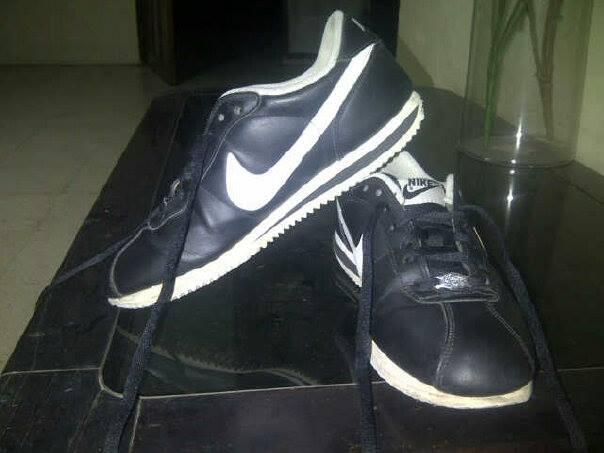 Nike Cortez Classic Black Leather Original size 43 bisa COD