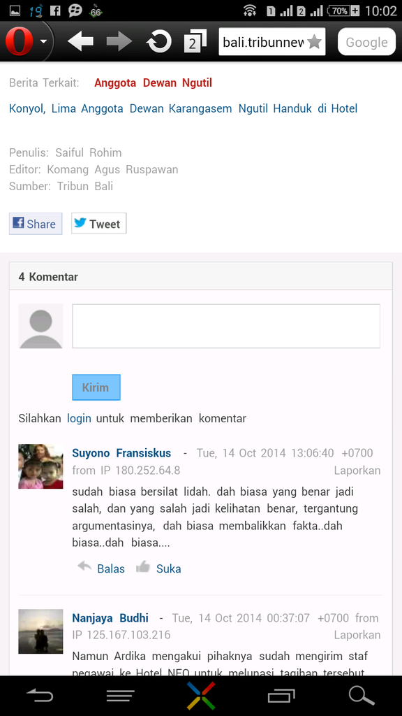 Mau tau IP Address dari yang berkomentar di Tribunnews...? Cekidot gan!!!