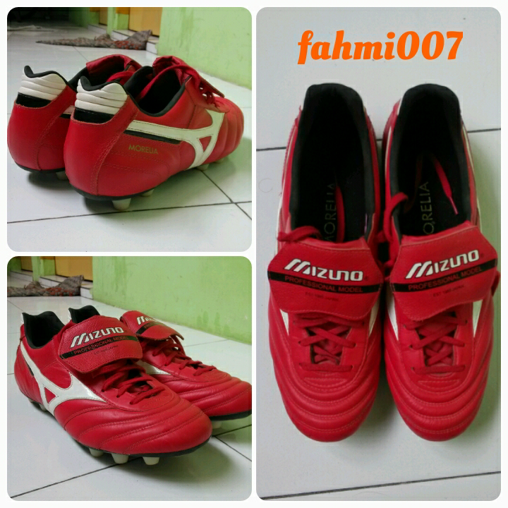 Sepatu Bola Mizuno Morelia Pro Kulit kangguru classic look