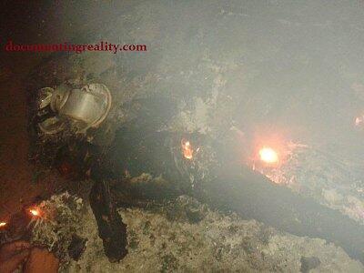 Homeless Man Burned Alive