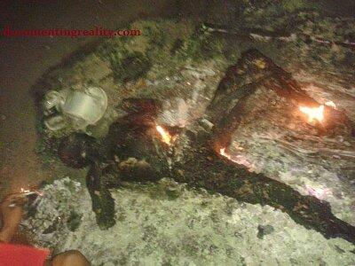 Homeless Man Burned Alive