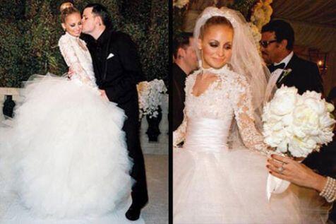 8 Gaun Pengantin Terburuk Selebritis Dunia, Jangan Pernah Dicoba ditiru !