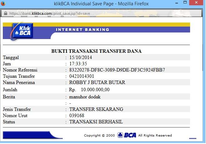 PENIPUAN HANDPHONE ROBBY J BUTAR BUTAR ID KASKUS FEXUSS88 LOKASI MEDAN