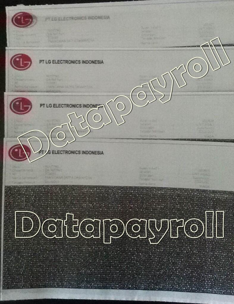Terjual slip gaji carbonized original seller KASKUS