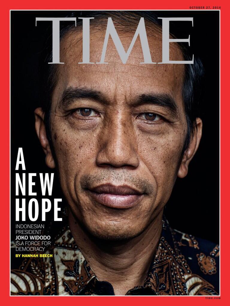 Jokowi Jadi Sampul Majalah TIME 'A New Hope' 