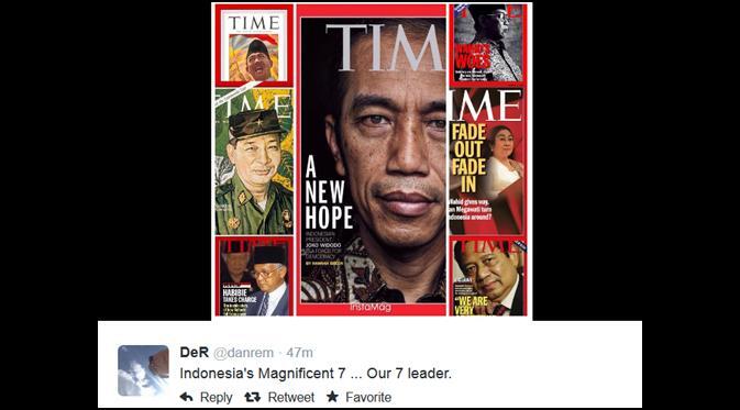 Jokowi 'A New Hope' Jadi Sampul Majalah TIME