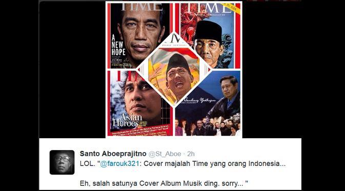 Jokowi 'A New Hope' Jadi Sampul Majalah TIME