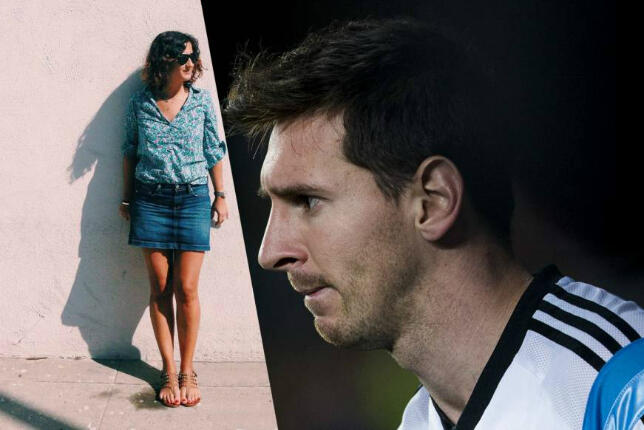 KEREN GAN! Bayangan Wanita Ini Bentuknya Mirip Wajah Lionel Messi