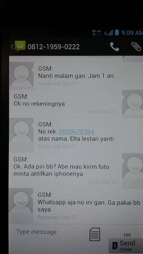 Surat Terbuka utk PENIPU id DJ BULZ dgn Rek. an. ELTA LESTARI YANTI