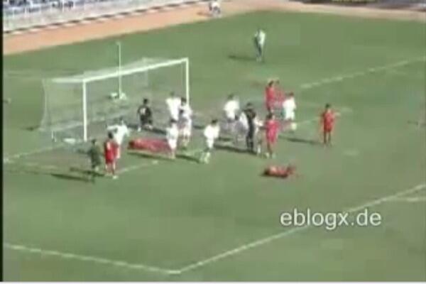 Tendangan Bebas Terdekat yang pernah ane lihat gan