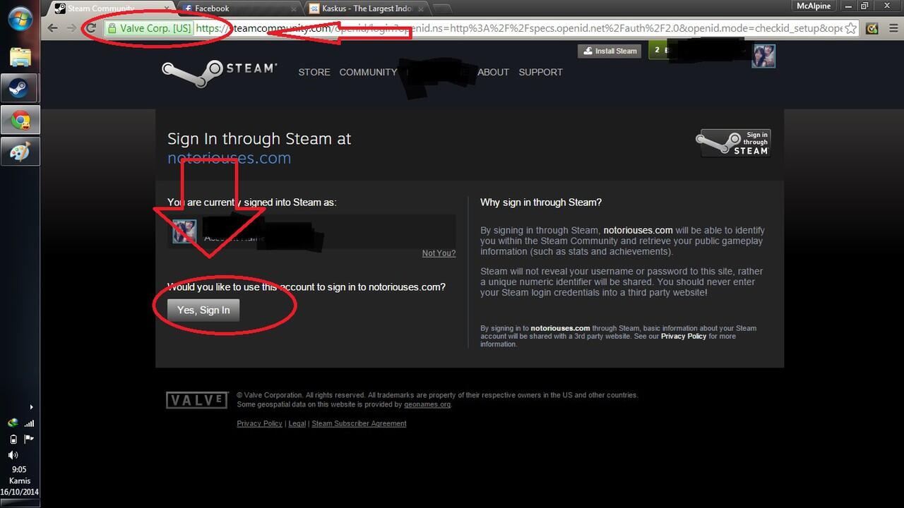 Зарегистрировать api steam