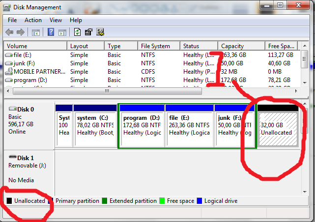 ask gan,hdd windows 7 tidak bisa di partisi:(