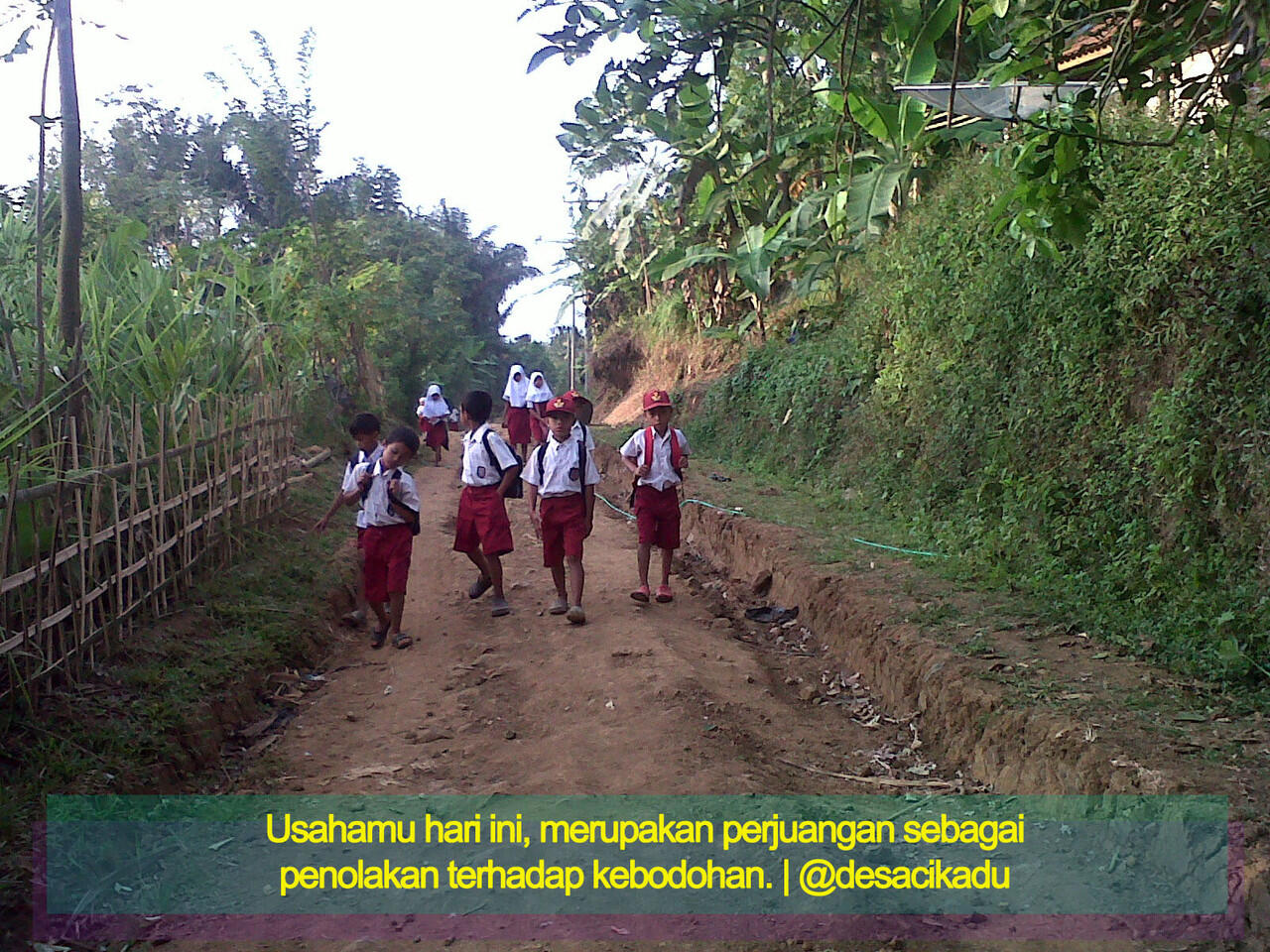 Menolak Bodoh Anak Desa Cikadu Masih Dekat Ibukota Jawa Barat