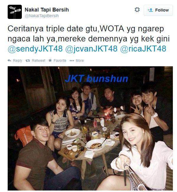  Heboh Foto Skandal Member JKT48 Saat Pesta dengan Pacar nya