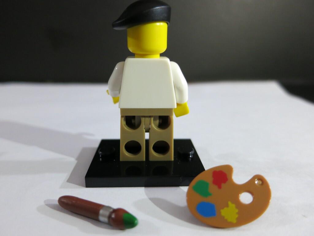Lego Original Minifigures Series 4 - * The Artist Painter * - Mini figure figures