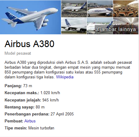 Fakta - Fakta Seputar Airbus A380!