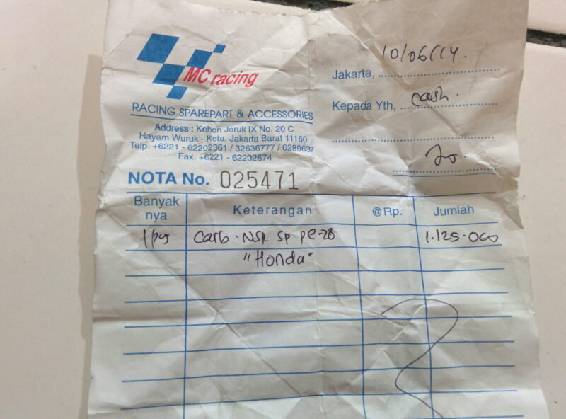 wts karbu keihin pe 28 ori thailand