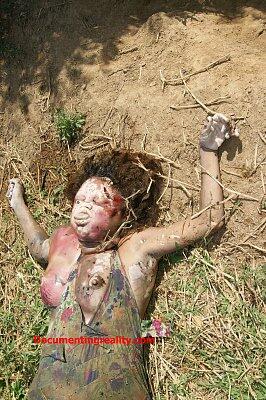 Pregnant Woman Stoned to Death